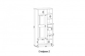 СТЕФАНИ-2 Шкаф в Чебаркуле - chebarkul.ok-mebel.com | фото 2