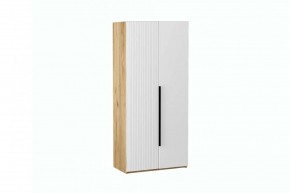СТЕФАНИ-2 Шкаф (дуб крафт золотой/белый софт) в Чебаркуле - chebarkul.ok-mebel.com | фото