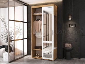 СТЕЛЛА-1 Прихожая (ЛДСП) дуб крафт/белый в Чебаркуле - chebarkul.ok-mebel.com | фото 3