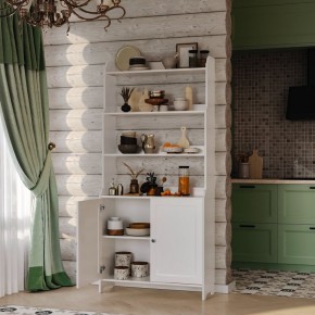 Стеллаж 20 Вествик, массив сосны, цвет белый в Чебаркуле - chebarkul.ok-mebel.com | фото 4