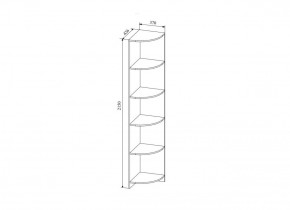 СКАНДИ СДУ370.1 Стеллаж угловой в Чебаркуле - chebarkul.ok-mebel.com | фото 2