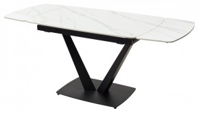 Стол ALATRI 120 MATT WHITE MARBLE SOLID CERAMIC / BLACK, ®DISAUR в Чебаркуле - chebarkul.ok-mebel.com | фото 10