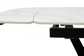 Стол ALATRI 120 MATT WHITE MARBLE SOLID CERAMIC / BLACK, ®DISAUR в Чебаркуле - chebarkul.ok-mebel.com | фото 5
