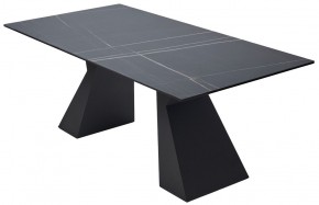 Стол БОГАРТ 200 TITANIUM BLACK PULIDO, керамика / Черный М-City в Чебаркуле - chebarkul.ok-mebel.com | фото 5