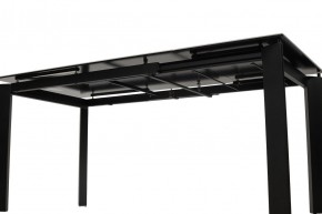 Стол CORNER 120 HIGH GLOSS STATUARIO керамика, стекло/ черный каркас, ®DISAUR в Чебаркуле - chebarkul.ok-mebel.com | фото 9
