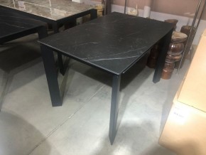 Стол CORNER 120 MATT BLACK MARBLE SOLID CERAMIC / BLACK, ®DISAUR в Чебаркуле - chebarkul.ok-mebel.com | фото 2