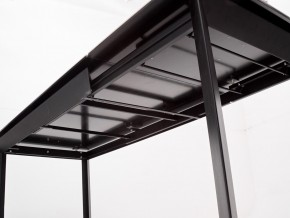 Стол CREMONA 140 HIGH GLOSS STATUARIO Белый мрамор глянцевый, керамика/ черный каркас, ®DISAUR в Чебаркуле - chebarkul.ok-mebel.com | фото 6