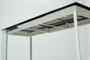 Стол CREMONA 160 KL-188 Контрастный мрамор / белый каркас, ®DISAUR в Чебаркуле - chebarkul.ok-mebel.com | фото 9