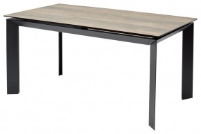 Стол CREMONA 180 KL-61 Под дерево, итальянская керамика / черный каркас, ®DISAUR в Чебаркуле - chebarkul.ok-mebel.com | фото 5