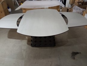 Стол LORENS 150 TL-58 поворотная система раскладки, испанская керамика / Темно-серый, ®DISAUR в Чебаркуле - chebarkul.ok-mebel.com | фото 2