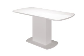 Стол обеденный Соренто 2 раздвижной (Белый) в Чебаркуле - chebarkul.ok-mebel.com | фото