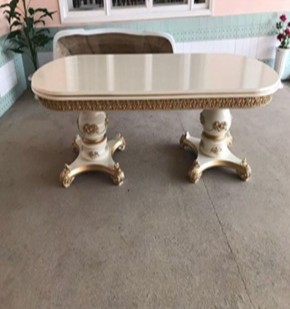 Стол овальный раскладной Жасмин (шпон) 2500(3000)*1100 в Чебаркуле - chebarkul.ok-mebel.com | фото