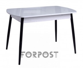 Стол раздвижной со стеклянной столешницей (BLACK, WHITE) в Чебаркуле - chebarkul.ok-mebel.com | фото 3