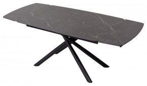 Стол RIVOLI 140 MATT BLACK MARBLE SOLID CERAMIC / BLACK, ®DISAUR в Чебаркуле - chebarkul.ok-mebel.com | фото 3