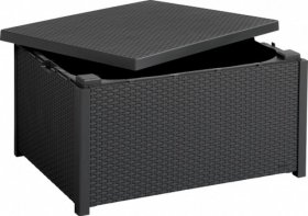 Стол-сундук Арика (Arica storage table) графит в Чебаркуле - chebarkul.ok-mebel.com | фото 2