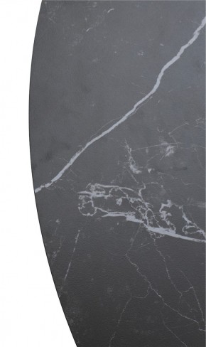 Стол TERNI 120 MATT BLACK MARBLE SOLID CERAMIC Черный мрамор матовый, керамика /Черн.каркас, ®DISAUR в Чебаркуле - chebarkul.ok-mebel.com | фото 9