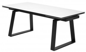 Стол VASTO 180 MARBLES KL-99 Белый мрамор матовый, итальянская керамика/ черный каркас, ®DISAUR в Чебаркуле - chebarkul.ok-mebel.com | фото 4
