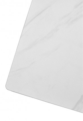 Стол VASTO 180 MARBLES KL-99 Белый мрамор матовый, итальянская керамика/ черный каркас, ®DISAUR в Чебаркуле - chebarkul.ok-mebel.com | фото 7