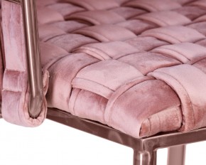 Стул барный DOBRIN EMMA ROSE GOLD, розовый велюр (VF-10) в Чебаркуле - chebarkul.ok-mebel.com | фото 7