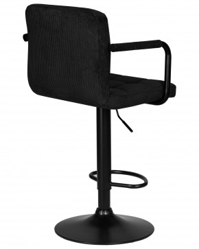 Стул барный DOBRIN KRUGER ARM BLACK, черный вельвет (LAR-E2041-52) в Чебаркуле - chebarkul.ok-mebel.com | фото 4