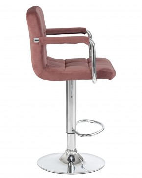 Стул барный DOBRIN KRUGER ARM, пудрово-розовый велюр (MJ9-32) в Чебаркуле - chebarkul.ok-mebel.com | фото 3