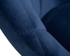 Стул барный DOBRIN LOGAN BLACK, синий велюр (MJ9-117) в Чебаркуле - chebarkul.ok-mebel.com | фото 10