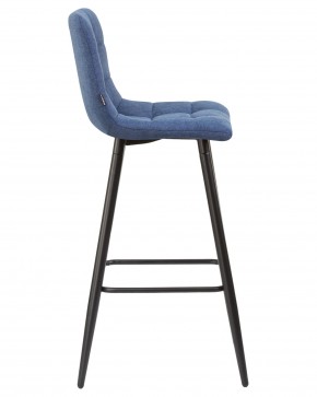 Стул барный DOBRIN NICOLE, черные матовые ножки, синяя ткань (UF860-14B) в Чебаркуле - chebarkul.ok-mebel.com | фото 3