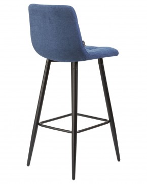 Стул барный DOBRIN NICOLE, черные матовые ножки, синяя ткань (UF860-14B) в Чебаркуле - chebarkul.ok-mebel.com | фото 4