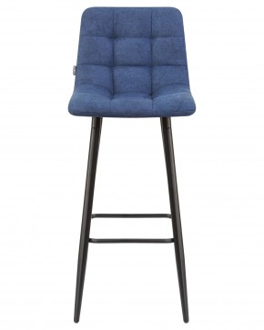 Стул барный DOBRIN NICOLE, черные матовые ножки, синяя ткань (UF860-14B) в Чебаркуле - chebarkul.ok-mebel.com | фото 6
