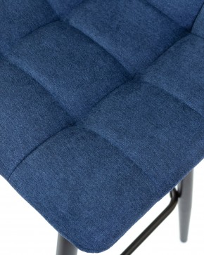 Стул барный DOBRIN NICOLE, черные матовые ножки, синяя ткань (UF860-14B) в Чебаркуле - chebarkul.ok-mebel.com | фото 8