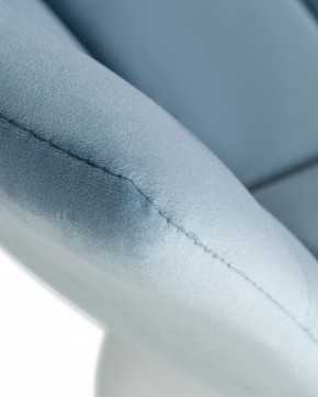 Стул барный DOBRIN TAILOR WHITE, пудрово-голубой велюр (MJ9-74) в Чебаркуле - chebarkul.ok-mebel.com | фото 10