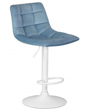 Стул барный DOBRIN TAILOR WHITE, пудрово-голубой велюр (MJ9-74) в Чебаркуле - chebarkul.ok-mebel.com | фото 2