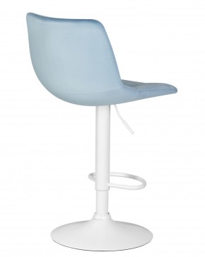 Стул барный DOBRIN TAILOR WHITE, пудрово-голубой велюр (MJ9-74) в Чебаркуле - chebarkul.ok-mebel.com | фото 4