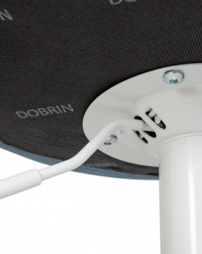 Стул барный DOBRIN TAILOR WHITE, пудрово-голубой велюр (MJ9-74) в Чебаркуле - chebarkul.ok-mebel.com | фото 7