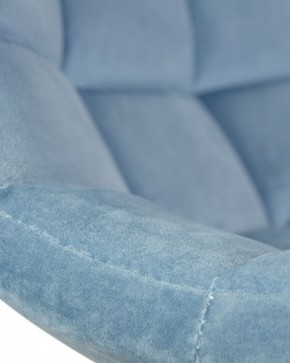 Стул барный DOBRIN TAILOR WHITE, пудрово-голубой велюр (MJ9-74) в Чебаркуле - chebarkul.ok-mebel.com | фото 8