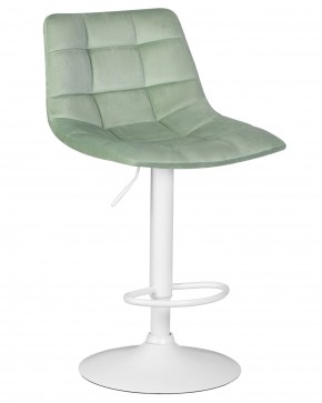Стул барный DOBRIN TAILOR WHITE, пудрово-мятный велюр (MJ9-87) в Чебаркуле - chebarkul.ok-mebel.com | фото