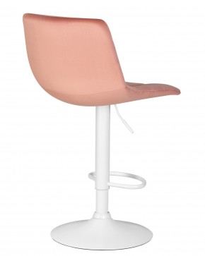 Стул барный DOBRIN TAILOR WHITE, пудрово-розовый велюр (MJ9-32) в Чебаркуле - chebarkul.ok-mebel.com | фото 4