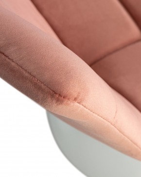 Стул барный DOBRIN TAILOR WHITE, пудрово-розовый велюр (MJ9-32) в Чебаркуле - chebarkul.ok-mebel.com | фото 7