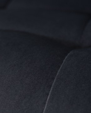 Стул обеденный DOBRIN CHILLY, Черный Holland 75, основание черное в Чебаркуле - chebarkul.ok-mebel.com | фото 2