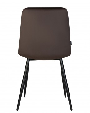 Стул обеденный DOBRIN CHILLY, Эспрессо Holland 74, основание черное в Чебаркуле - chebarkul.ok-mebel.com | фото 6