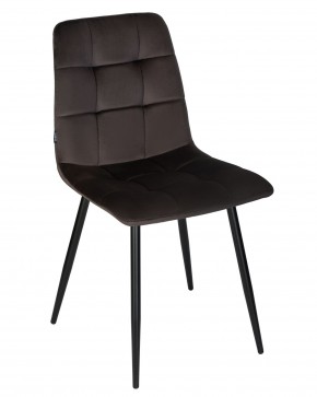 Стул обеденный DOBRIN CHILLY, Эспрессо Holland 74, основание черное в Чебаркуле - chebarkul.ok-mebel.com | фото 8