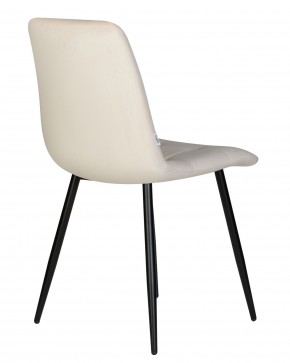 Стул обеденный DOBRIN CHILLY, Кремовый Holland 05, основание черное в Чебаркуле - chebarkul.ok-mebel.com | фото 5