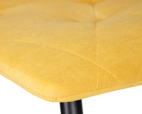 Стул обеденный DOBRIN CHILLY ROMBO, Горчичный Simple 15, основание черное в Чебаркуле - chebarkul.ok-mebel.com | фото 8