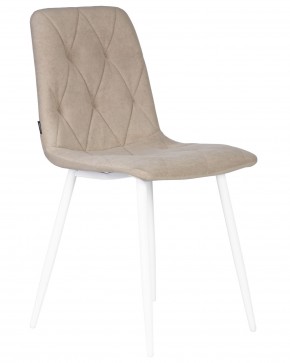 Стул обеденный DOBRIN CHILLY ROMBO, Капучино Simple 05, основание белый в Чебаркуле - chebarkul.ok-mebel.com | фото 2
