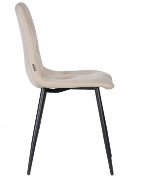 Стул обеденный DOBRIN CHILLY ROMBO, Капучино Simple 05, основание черное в Чебаркуле - chebarkul.ok-mebel.com | фото 3