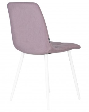 Стул обеденный DOBRIN CHILLY ROMBO, Лавандовый Simple 48, основание белый в Чебаркуле - chebarkul.ok-mebel.com | фото 4