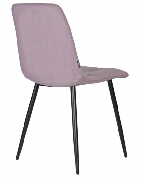 Стул обеденный DOBRIN CHILLY ROMBO, Лавандовый Simple 48, основание черное в Чебаркуле - chebarkul.ok-mebel.com | фото 4