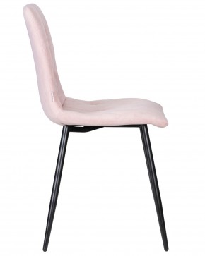 Стул обеденный DOBRIN CHILLY ROMBO, Розовый Simple 03, основание черное в Чебаркуле - chebarkul.ok-mebel.com | фото 3