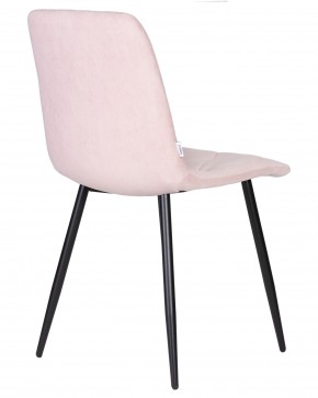 Стул обеденный DOBRIN CHILLY ROMBO, Розовый Simple 03, основание черное в Чебаркуле - chebarkul.ok-mebel.com | фото 4