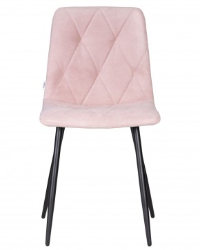 Стул обеденный DOBRIN CHILLY ROMBO, Розовый Simple 03, основание черное в Чебаркуле - chebarkul.ok-mebel.com | фото 6